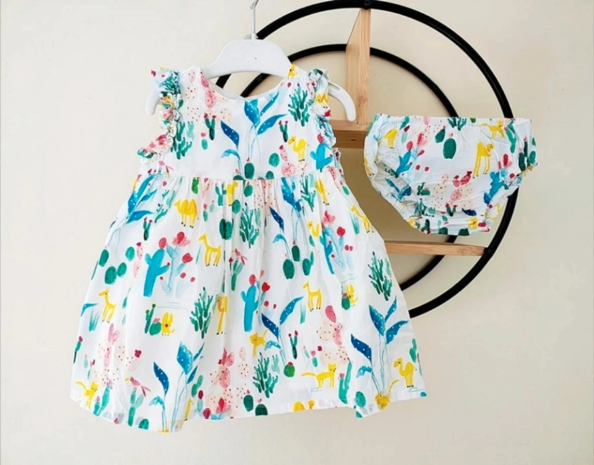12 mois ensemble été Catimini robe + bloomer